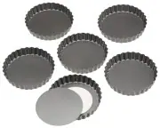 Non-stick mini quiche and tart pans