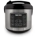 Aroma rice cooker used to make lentil rice pilaf