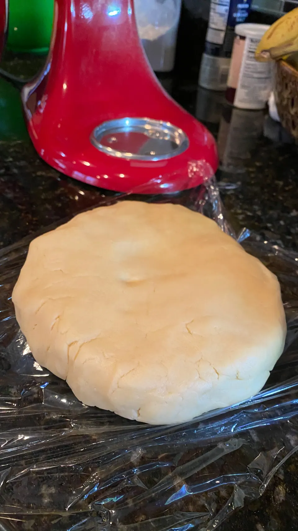 Sugar cookie dough disk