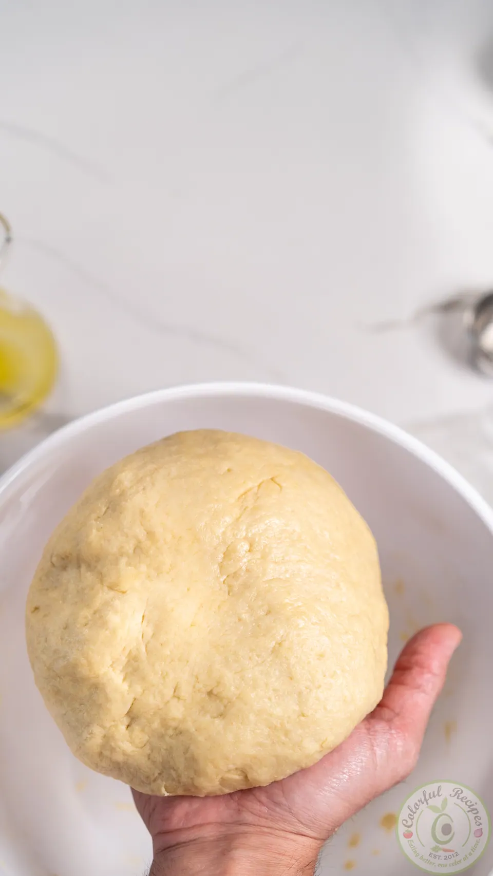 Ball of manakish dough